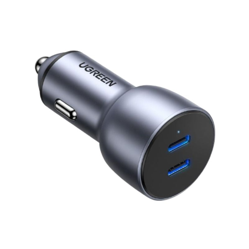 UGREEN 2-Port 2C 50W Pd Fast Car Charger