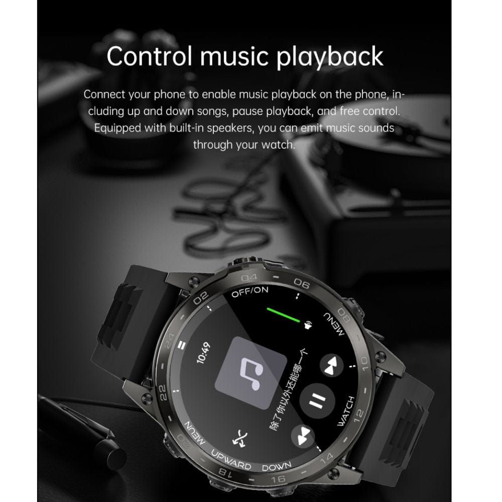 TELUX SPORTX Smart Calling Watch with 1.39” FHD Display & AI Voice Assistant - Y2680