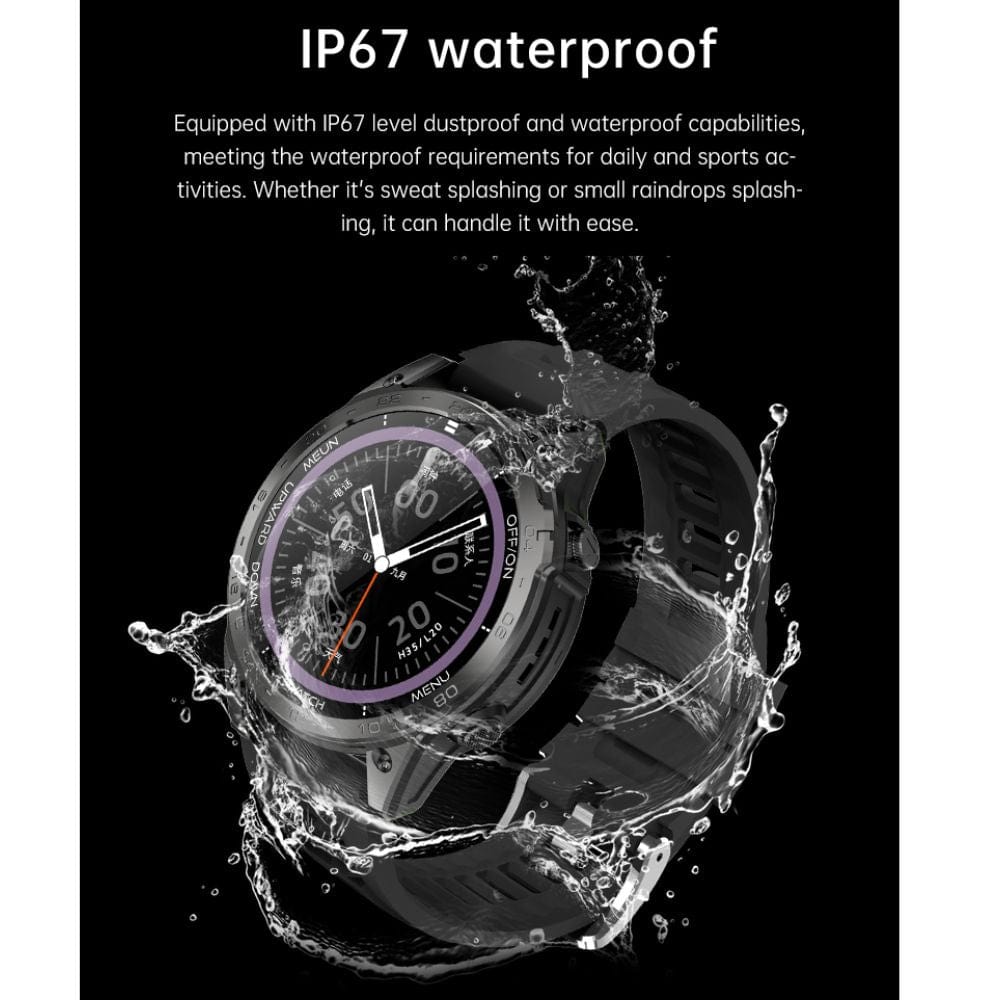 TELUX SPORTX Smart Calling Watch with 1.39” FHD Display & AI Voice Assistant - Y2680