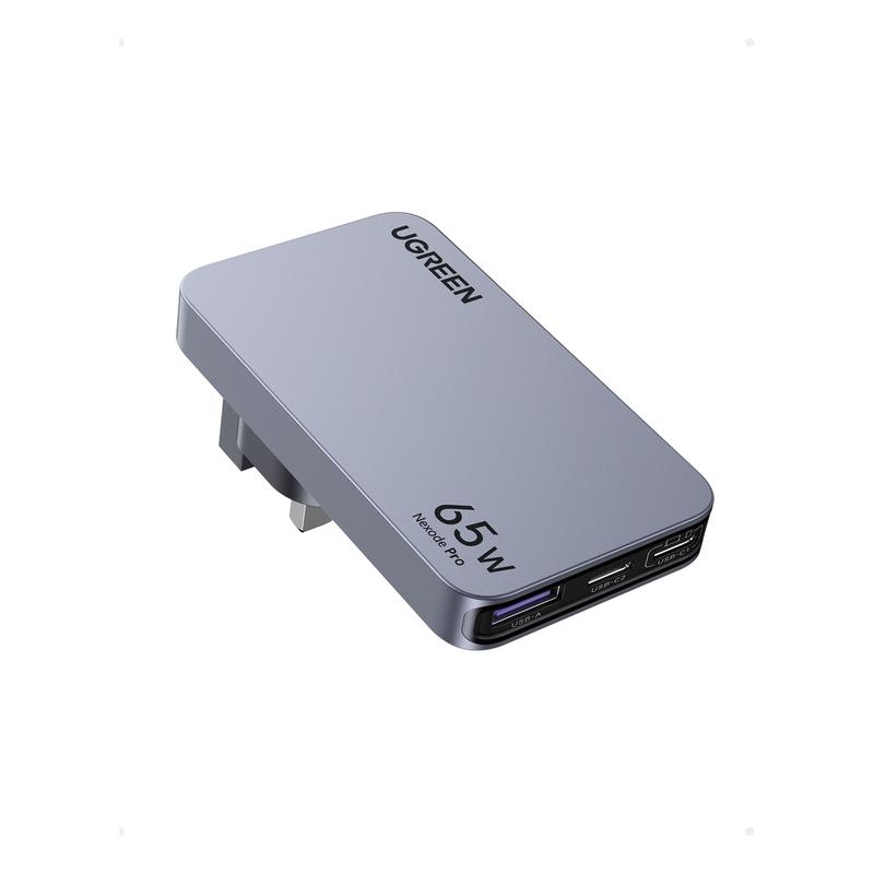 UGREEN 65W 3-PORT 2A 1C PD GAN ULTRA-SLIM FAST CHARGER