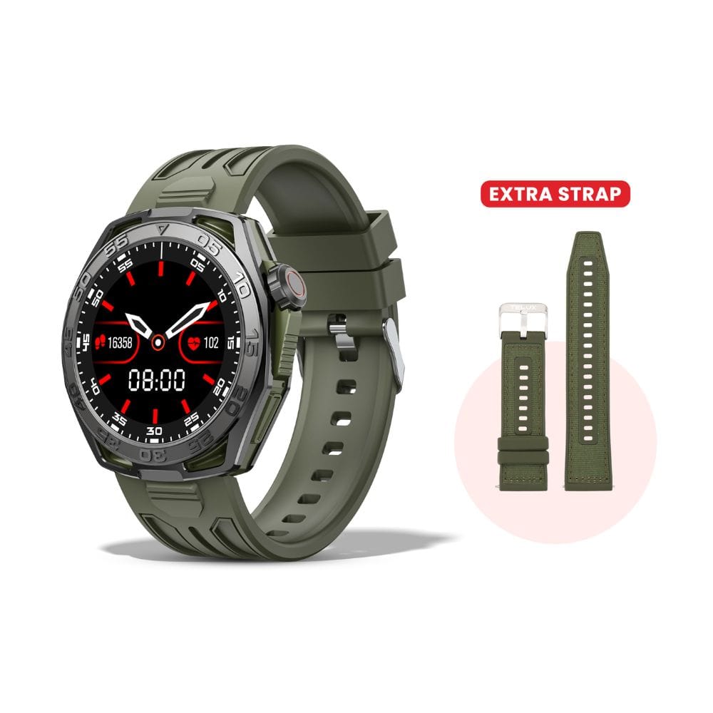 TELUX VITAL Smart Calling Watch with 1.43” AMOLED Display & AI Voice Assistant - LC311